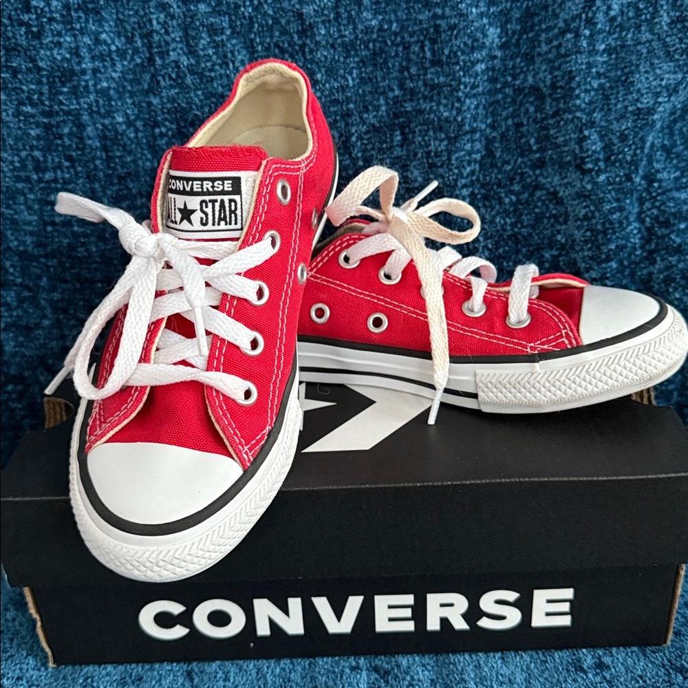 Converse Classic Red Canvas Sneakers